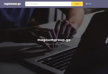 Screenshot of magnumgroup.ge
