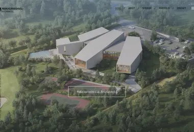 Screenshot of makasarashvili.ge