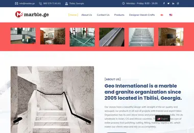 Screenshot of marble.ge