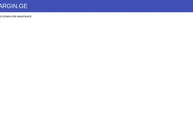 Screenshot of margin.ge