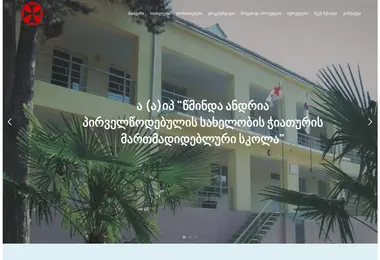 Screenshot of martlmadidebluriskola.ge