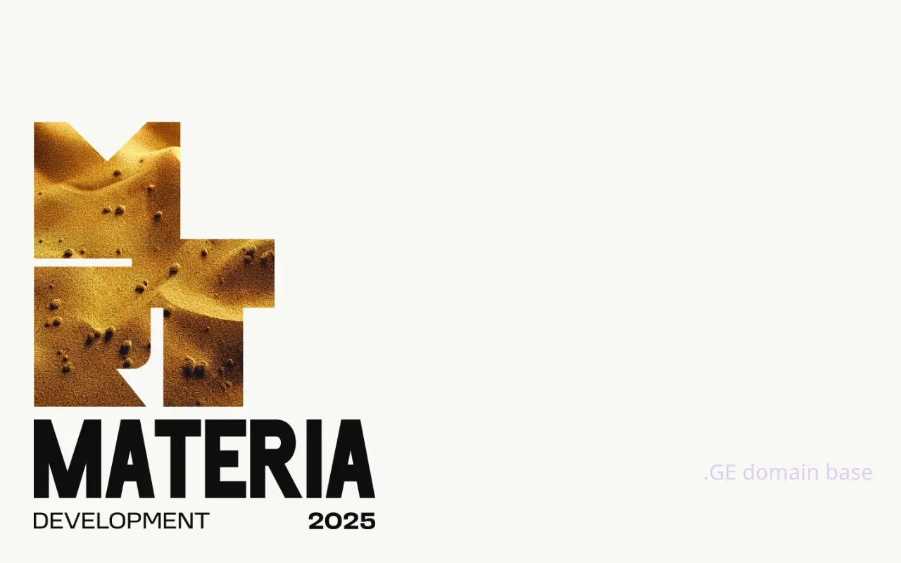 Screenshot of the site materia.ge