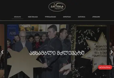 Screenshot of mdzlevari.ge
