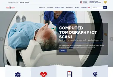 Screenshot of medcenter.ge