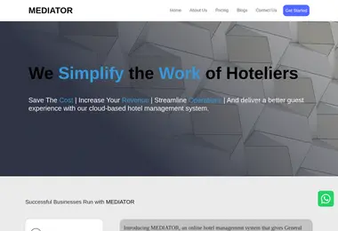 Screenshot of mediator.com.ge
