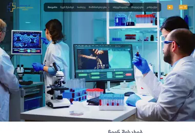 Screenshot of medsoft.ge