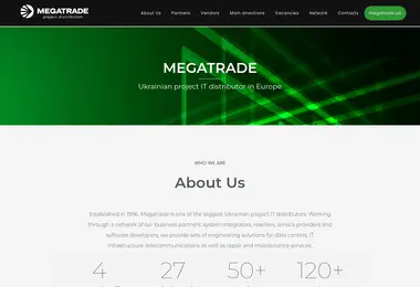 Screenshot of megatrade.ge