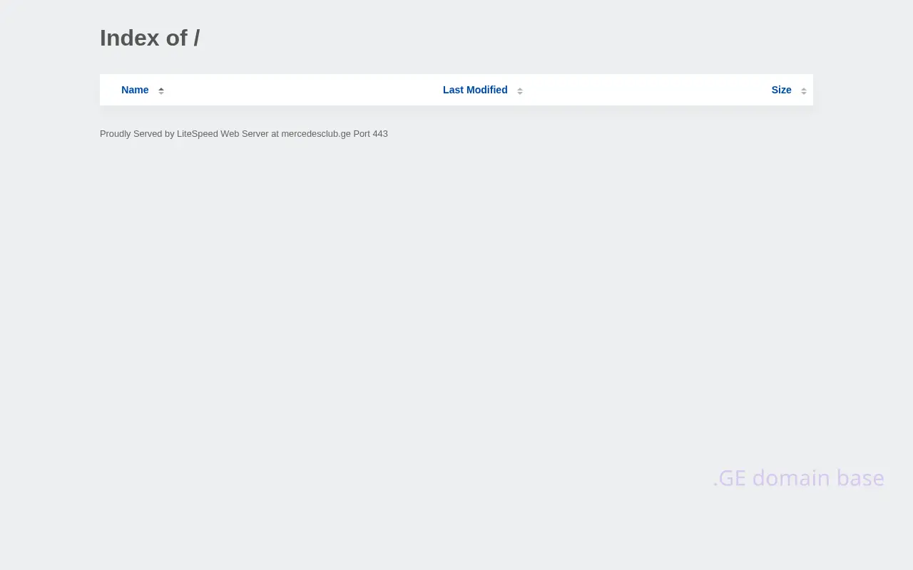 Screenshot of the site mercedesclub.ge