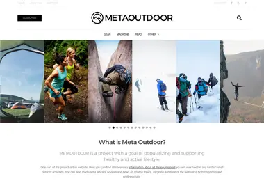 Screenshot of metaoutdoor.ge