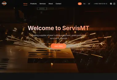 Screenshot of mglaser.ge