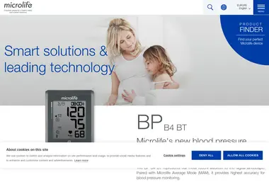 Screenshot of microlife.ge