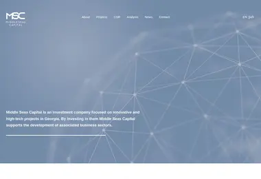 Screenshot of middleseascapital.ge