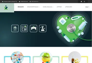 Screenshot of milenium.ge