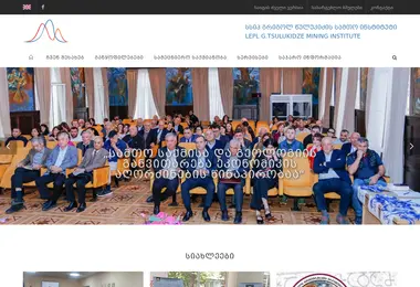 Screenshot of mining.org.ge