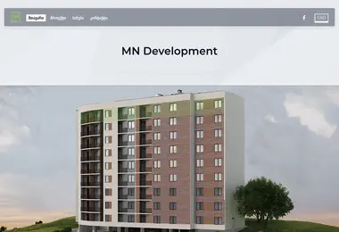 Screenshot of mndevelopment.ge