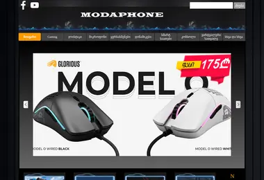 Screenshot of modaphone.ge