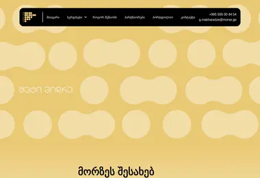 Screenshot of morse.ge