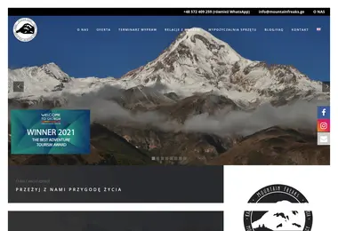 Screenshot of mountainfreaks.ge