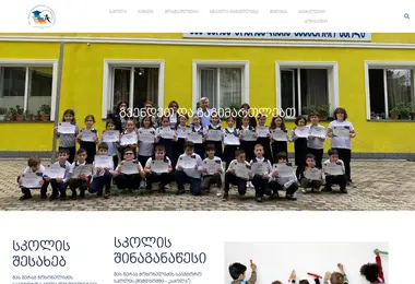 Screenshot of mtschool.ge