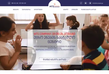 Screenshot of mtscompany.ge