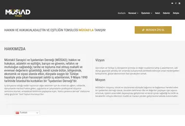 Screenshot of musiad.org.ge