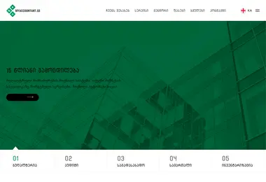 Screenshot of myaccountant.ge
