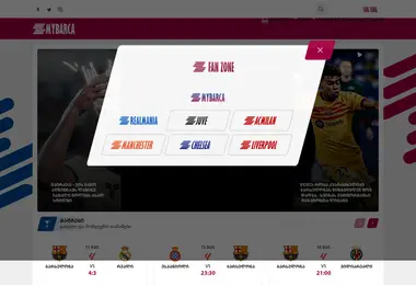 Screenshot of mybarca.ge