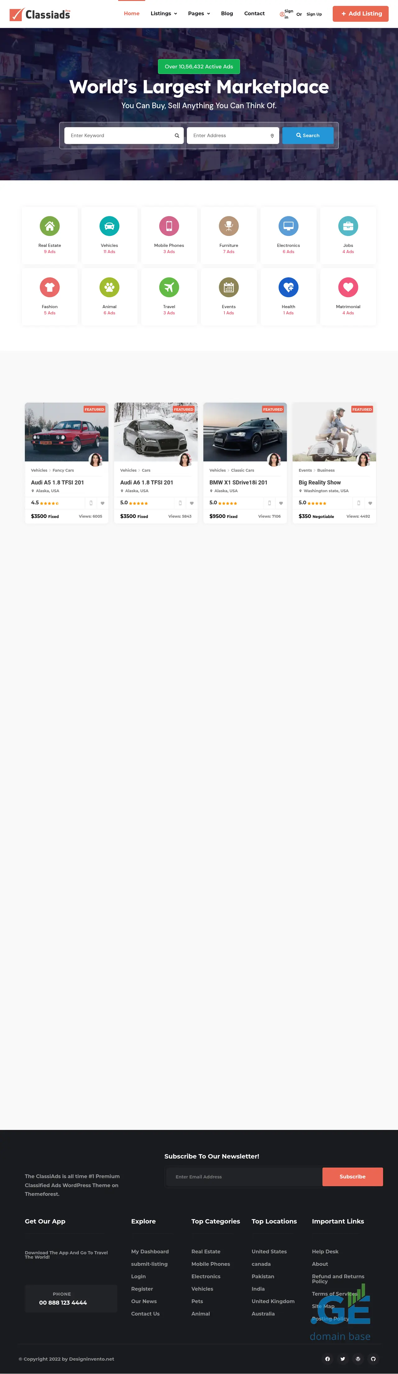 Screenshot of the site mygancxadeba.ge