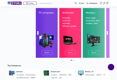 Screenshot of mypcstore.ge