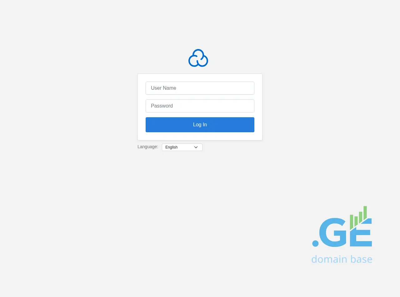 Screenshot of the site mysite.ge