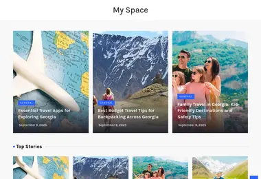 Screenshot of myspace.ge
