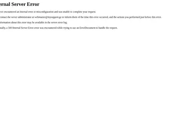 Screenshot of mysupport.ge