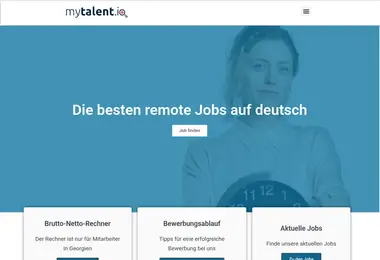 Screenshot of mytalent.ge