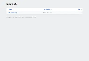 Screenshot of mzekabani.ge