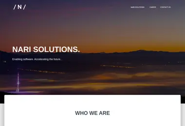 Screenshot of nari.ge