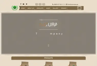 Screenshot of naturatea.ge