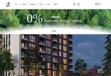 Screenshot of ncgroup.ge