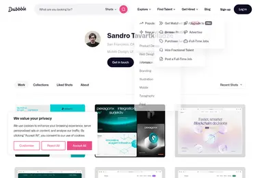 Screenshot of ndro.ge