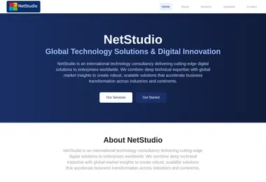 Screenshot of netstudio.ge