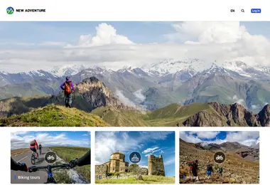 Screenshot of newadventure.ge