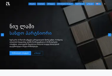 Screenshot of newlam.ge