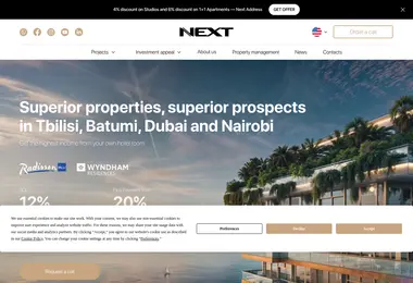 Screenshot of nextgroup.ge