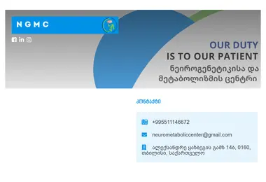 Screenshot of ngmc.ge