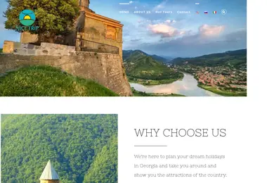 Screenshot of nicetrip.ge