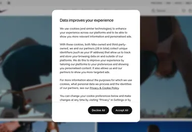 Screenshot of nike.com.ge
