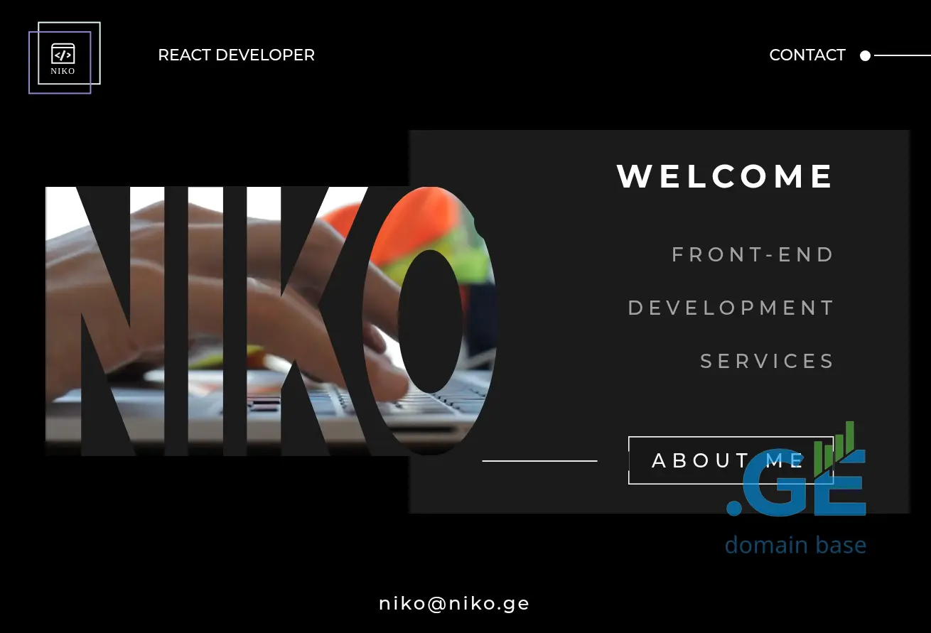 Screenshot of the site niko.ge