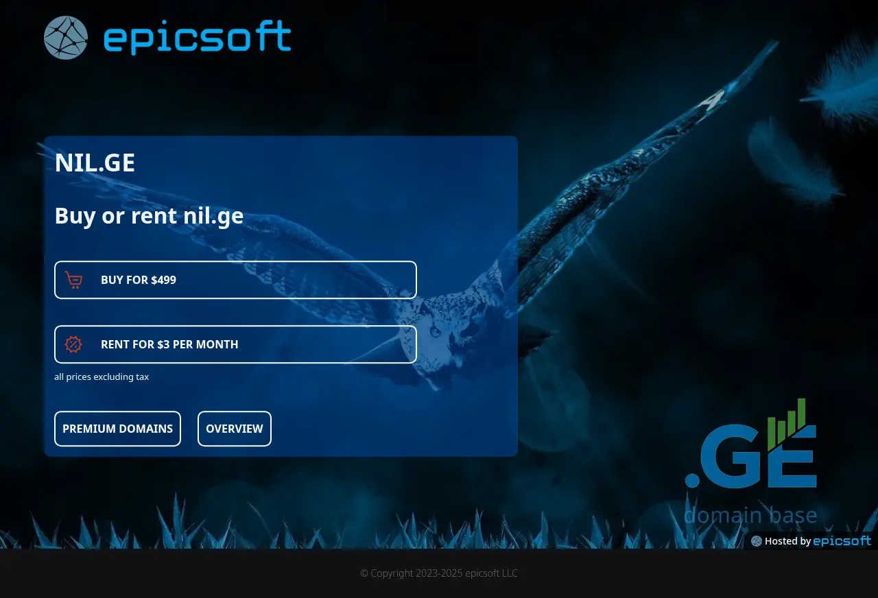 Screenshot of the site nil.ge
