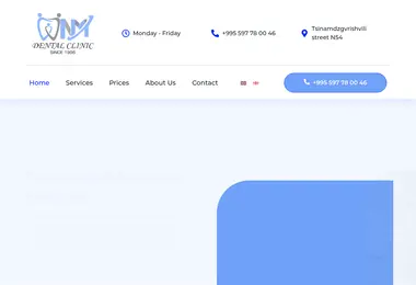 Screenshot of nmdental.ge