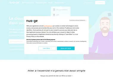 Screenshot of nua.ge