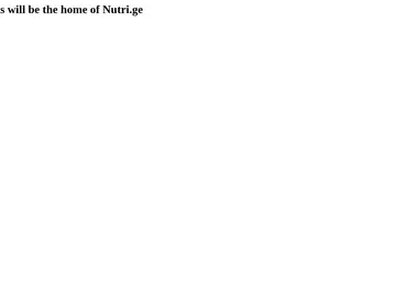 Screenshot of nutri.ge
